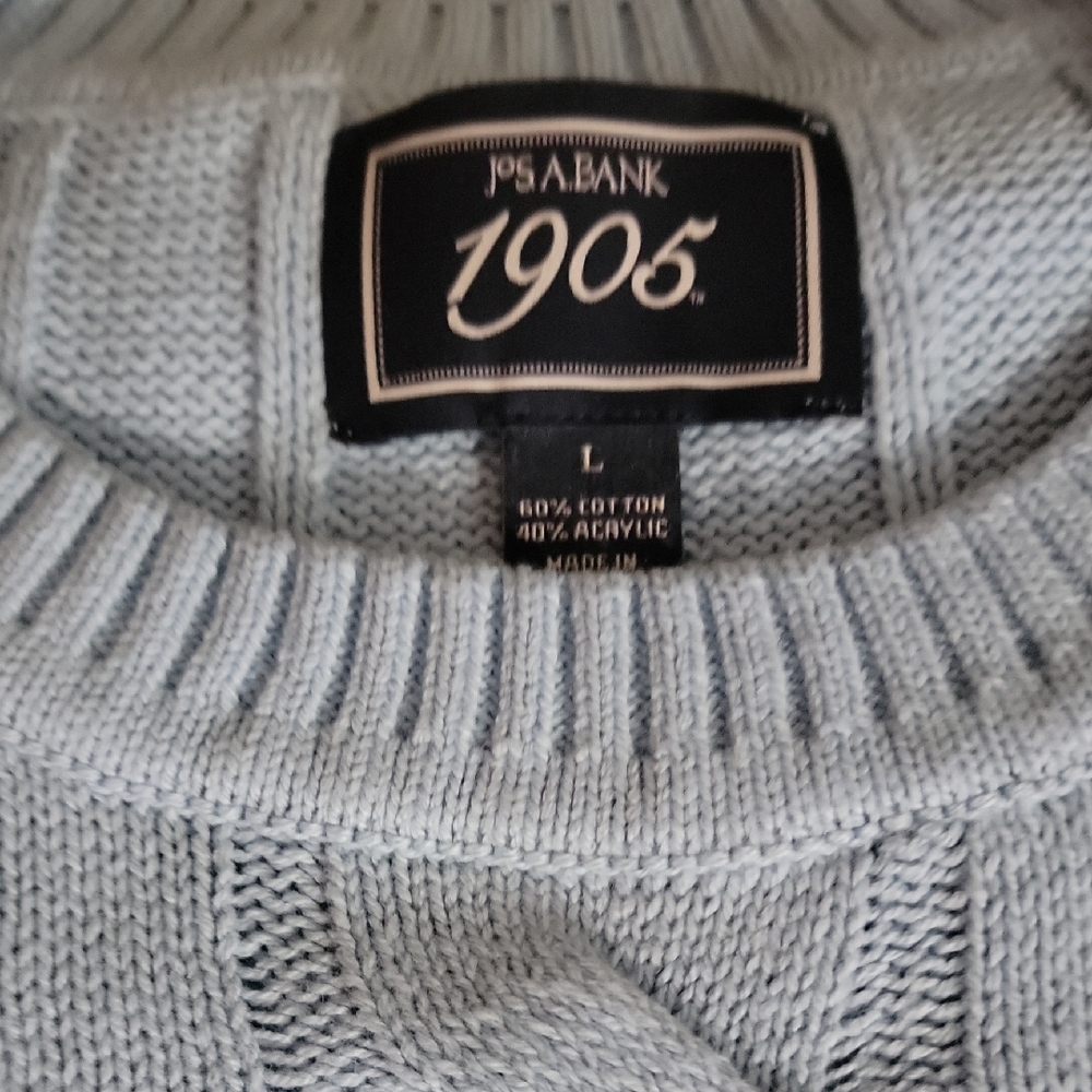 Jos. A. Bank 1905 Men's Light Blue Sweater